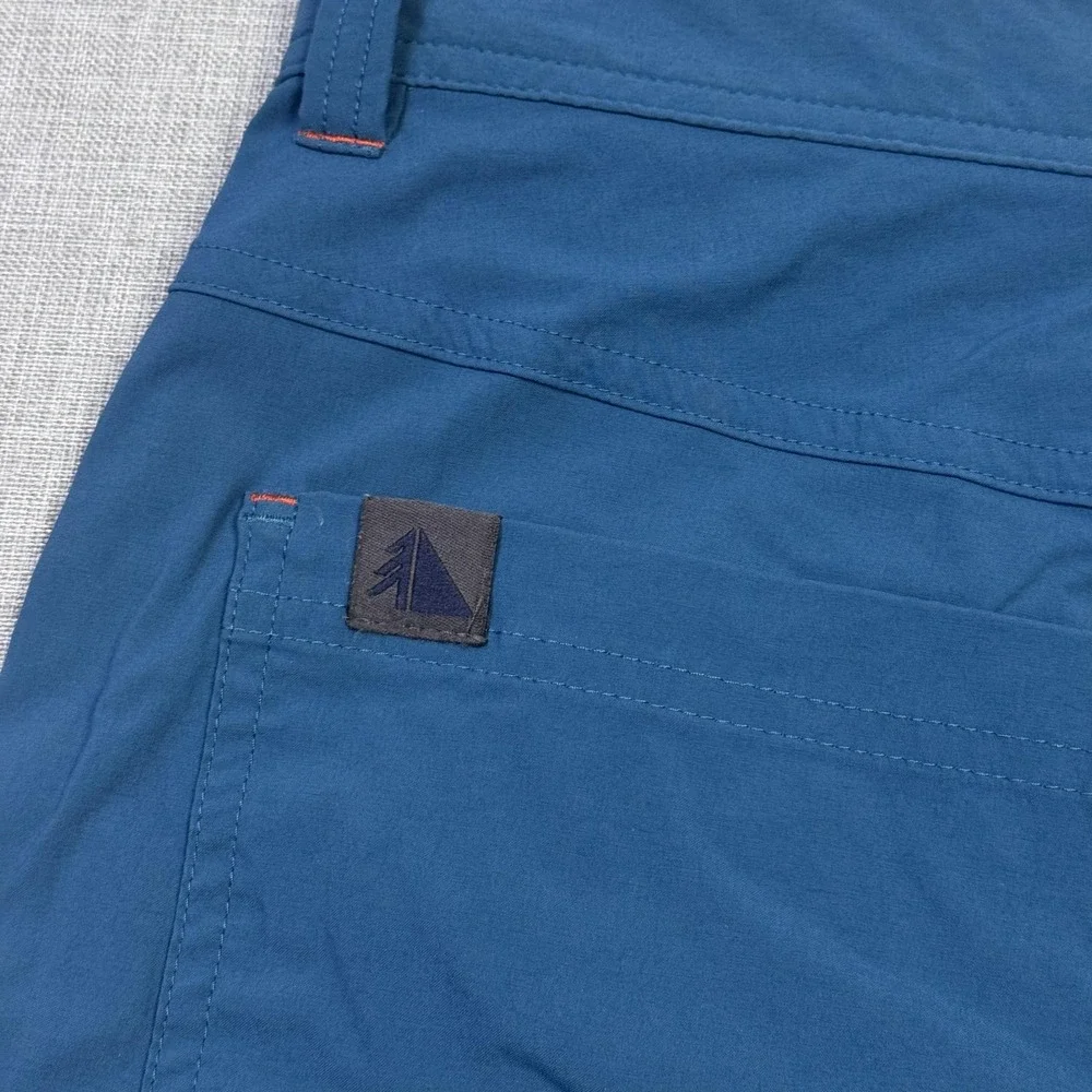 L.L. Bean Cresta Hiking Shorts Mens 32 Blue Nylon Spandex 10